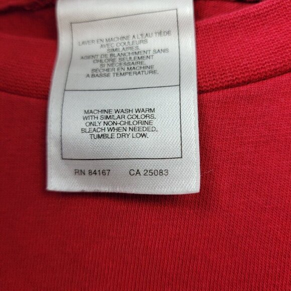 Walt Disney World T-Shirt Womens XXL Vintage Mickey Red Embroidered Mickey Mouse - Picture 7 of 9